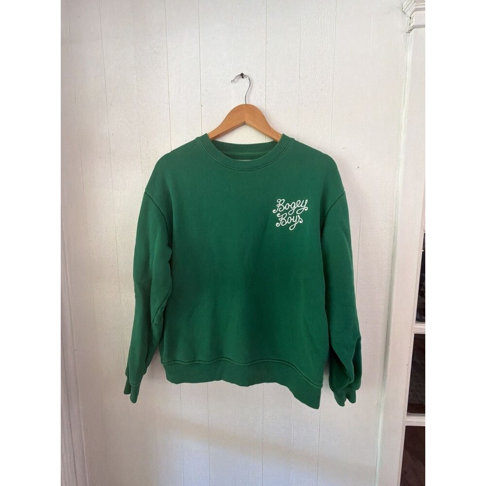 Bogey Boys Forest Green Script Logo Crewneck Sweatshirt